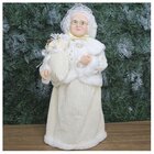 Boneco De Natal Mamãe Noel Tecido 49cm