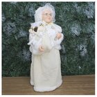 Boneco De Natal Mamãe Noel Tecido 49cm