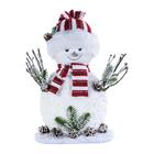 Boneco De Neve Com Gorro E Cachecol Listrado 32x26x9 1108331