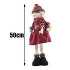 Boneco De Neve Decoração Natal Em Tecido 50cm