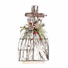 Boneco De Neve Desconstruído De Galhos 40x20x10 1693303