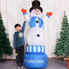 Boneco De Neve Inflavel Giratorio 1 80 M Para Decoracao De Na