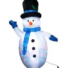 Boneco De Neve Inflavel Natal Led Colorido Enfeite Grande Dec