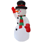 Boneco De Neve Inflavel Natalino 1.80cm Natal Enfeite Decoraç