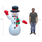 Boneco De Neve Inflavel Natalino 1.80cm Natal Enfeite Decoraç