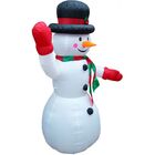 Boneco De Neve Natal Inflavel 1.80cm Natalino Enfeite Casa Lo