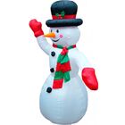 Boneco De Neve Natal Inflavel 1.80cm Natalino Enfeite Casa Lo