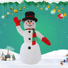 Boneco De Neve Natal Natalino 1 Metros E 80 Cm Inflavel Decor