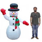 Boneco De Neve Natalino Inflavel Natal Enfeite Grande 1 Metro