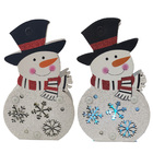 Boneco De Neve Natalino Kit 3 Uni Led Multicolorido Natal Cas