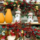 Boneco De Neve Scarf Decorativo 1pc 20x28 Cm Decoração De Nat