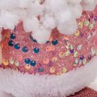 Boneco De Pano Papai Noel Pernas Quartzo Rosa 1pc 38 Cm Decor