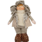 Boneco De Pelúcia Menino Natalino Enfeite De Natal 30cm