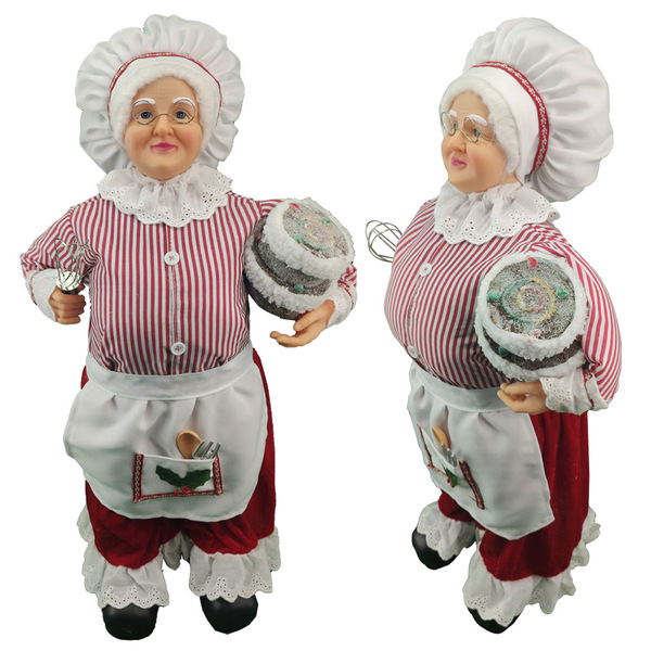 Boneco Mamae Noel Natal 60 Cm Natalino Confeiteira Cozinheira