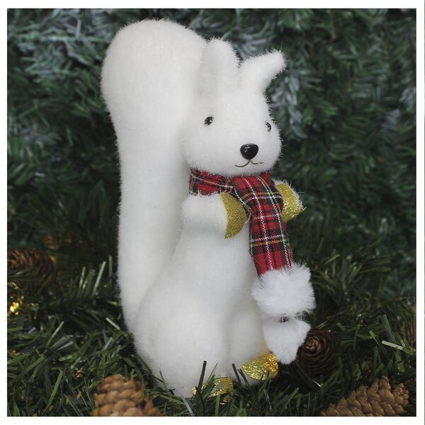 Boneco Natal Enfeite Esquilo Felpudo Natalino 23cm