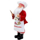 Boneco Natal Papai Noel Cozinheiro Padeiro Chef Em Tecido 48cm