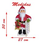 Boneco Natal Papai Noel Pergaminho 50cm