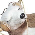 Boneco Natal Urso Femea Fashion 23 X 33 5 Cm - D'rossi