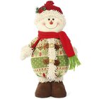 Boneco Neve Natal Decorativo Tecido Fofinho 40cm