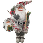 Boneco Papai Noel Natal 45cm Ski Roupa Natalino Decoraçao Pre