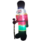 Boneco Quebra Nozes Natal 2m40cm Inflavel Gigante Led Natalin