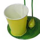 Boneco Sapo Com Balde De Flor Enfeite E Decoraçao Jardim Casa