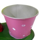 Boneco Sapo Com Balde De Flor Para Enfeite E Decoraçao De Jar