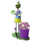 Boneco Sapo De Ferro Decoração Casa Enfeite Jardim E Flores (