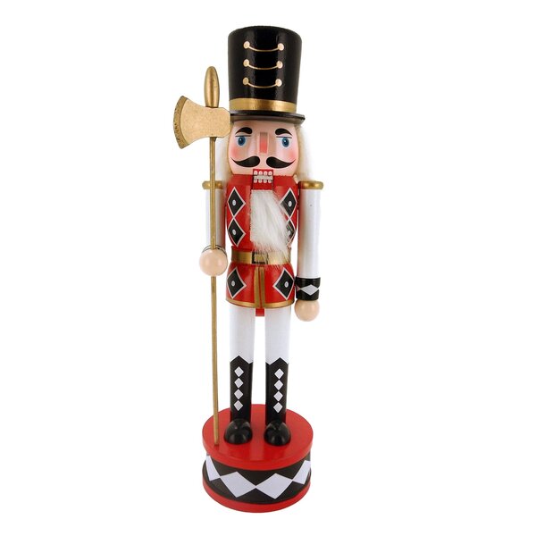 Boneco Soldado Quebra Nozes Natal Papai Noel 30cm