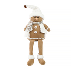 Boneco Tecido e Plástico Bege 37cm Cromus