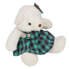 Boneco Urso Tecido Verde 24x30x20cm Cromus