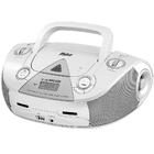 Boombox Usb/mp3/mp4 Branco/prata 4w Philco Bivolt Pb126br