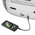 Boombox Usb/mp3/mp4 Branco/prata 4w Philco Bivolt Pb126br