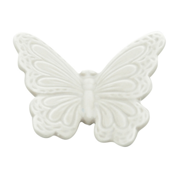 Borboleta Decorativa De Porcelana Bege Orpheus Urban