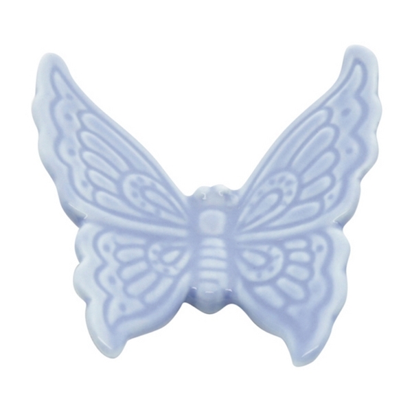 Borboleta Decorativa De Porcelana Lilás Genutia Urban