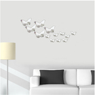 Borboleta Espelho Decorativo Acrílico 13 Peças Quarto Sala