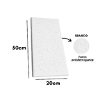 Borda Anti-derrapante Atérmico 50x20x1,5cm Branco - Kit C/50