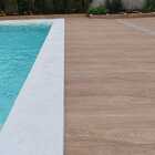 Borda Atérmica Piscina 50x20x2,0cm  Branca  Areia De Quartzo
