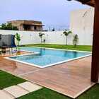 Borda Atérmica Piscina 50x25x2,0cm Maresias  Branca - Areia D