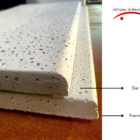 Borda Atérmica Piscina boleada  50x20x2,0cm Cinza - Silvano S