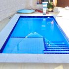 Borda Atérmica Piscina Linha Prime SBF 50x50x2cm Cinza -Areia