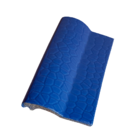 Borda Cantoneira Para Piscina Mosaic Azul Royal 12x25cm