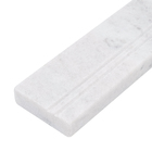 Borda de Escada Mármore Blanc 7x102cm Trento Marmi