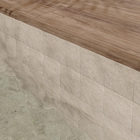 Borda de Piscina Esmaltada Canela Dourada Borda Reta Marrom 4x120cm Portobello