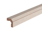 Borda de Piscina Mini 4x80cm Borda Reta Hit Gris Portobello