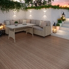 Borda Finalizadora para Deck Madeira Plástica Marrom Fascia 240x5,5cm Naterial