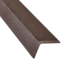 Borda para Deck Madeira Plástica 240X4X5,5cm Marrom Naterial