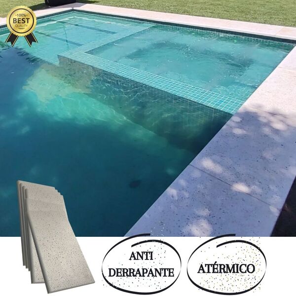 Borda Para Piscina 50x25x1,5 (atérmica) - Kit C/30 Un. Bra