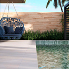 Borda para Piscina Munari Monocolor Branco 30x90cm Eliane