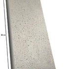 Borda Piscina Atérmica 50x25x (2,3/1,5)cm Cinza - KIT C/8 uni